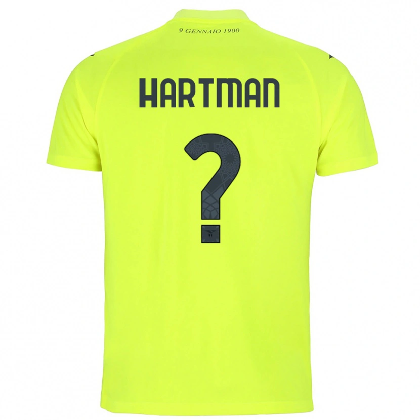 Danxen Homem Thomas Hartman #0 Verde Fluorescente Camisola Guarda-Redes 2025/26 Camisa