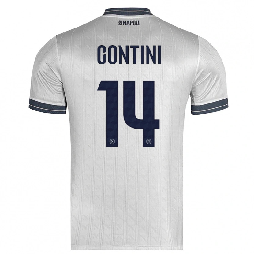 Danxen Homem Nikita Contini #14 Cinza Claro Camisola Guarda-Redes 2025/26 Camisa