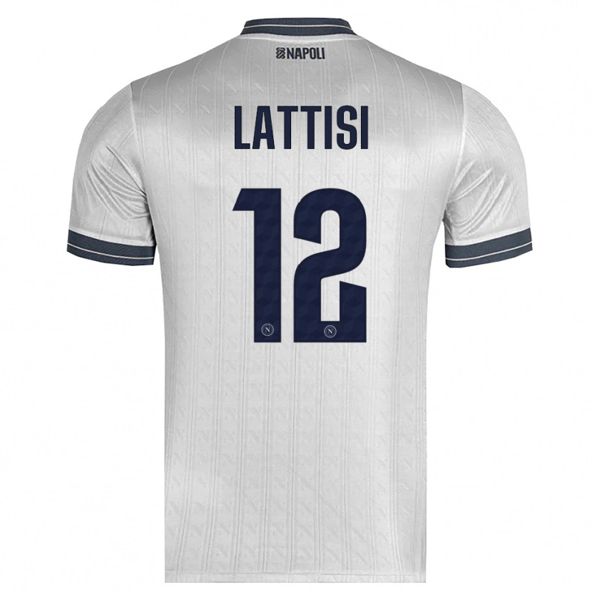Danxen Homem Francesco Lattisi #12 Cinza Claro Camisola Guarda-Redes 2025/26 Camisa