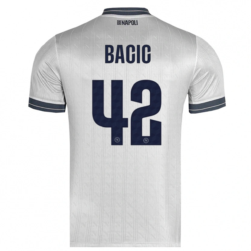 Danxen Homem Doris Bačić #42 Cinza Claro Camisola Guarda-Redes 2025/26 Camisa