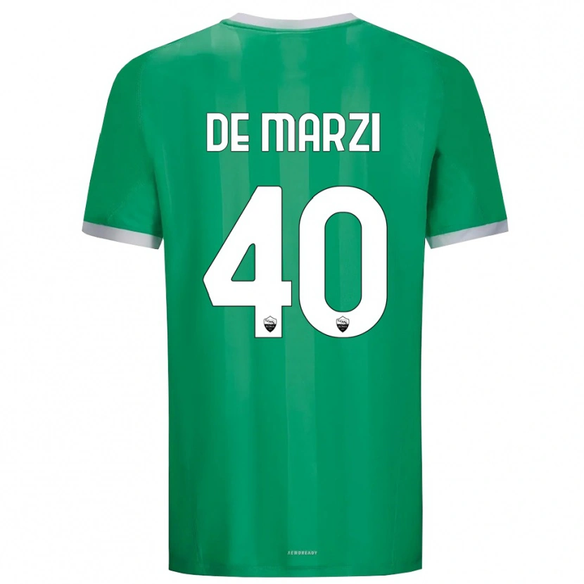 Danxen Homem Giorgio De Marzi #40 Branco Verde Camisola Guarda-Redes 2025/26 Camisa