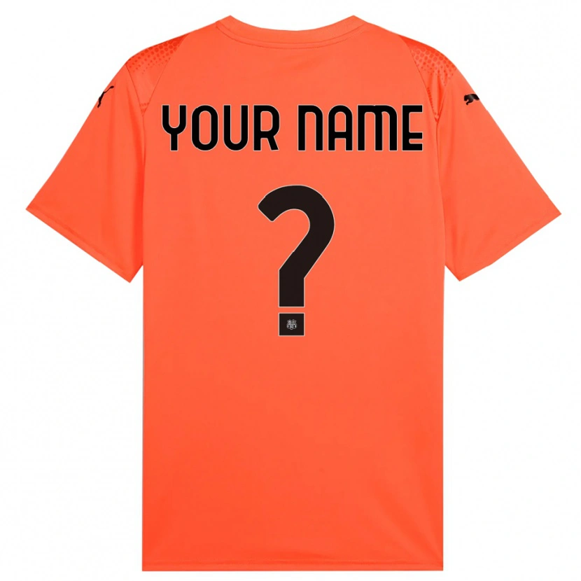 Danxen Homem US Sassuolo Preto Laranja Camisola Guarda-Redes 2025/26 Camisa