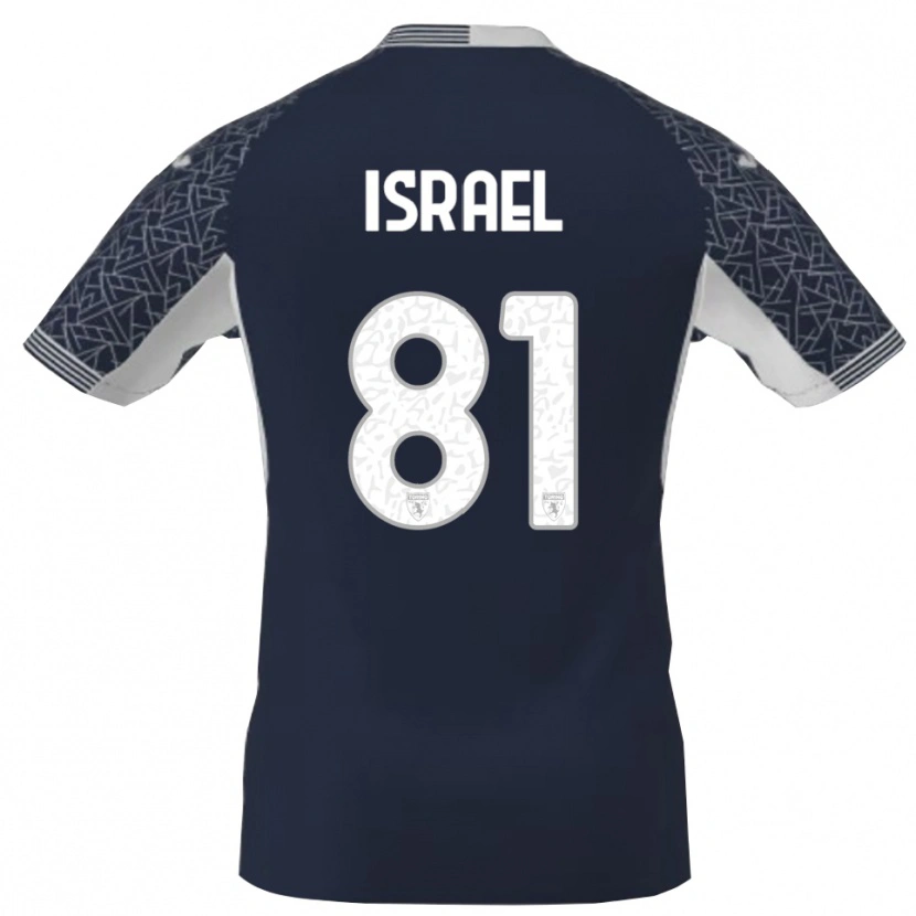 Danxen Homem Franco Israel #81 Azul Preto Branco Camisola Guarda-Redes 2025/26 Camisa