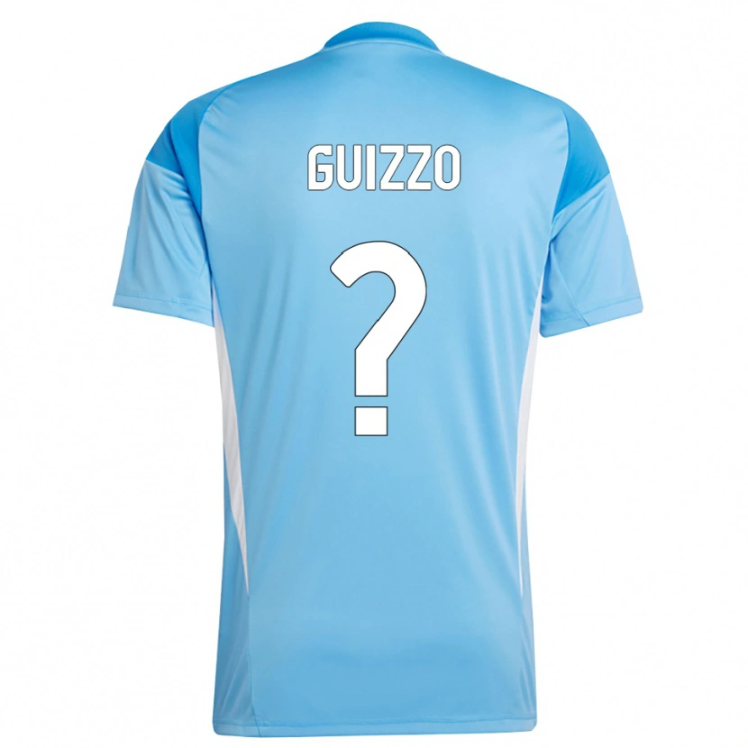 Danxen Homem Tommaso Guizzo #0 Branco Azul Céu Camisola Guarda-Redes 2025/26 Camisa