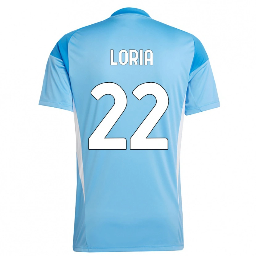 Danxen Homem Leonardo Loria #22 Branco Azul Céu Camisola Guarda-Redes 2025/26 Camisa