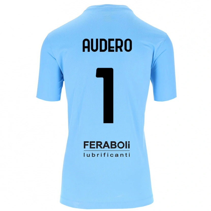 Danxen Homem Emil Audero #1 Preto Azul Céu Camisola Guarda-Redes 2025/26 Camisa