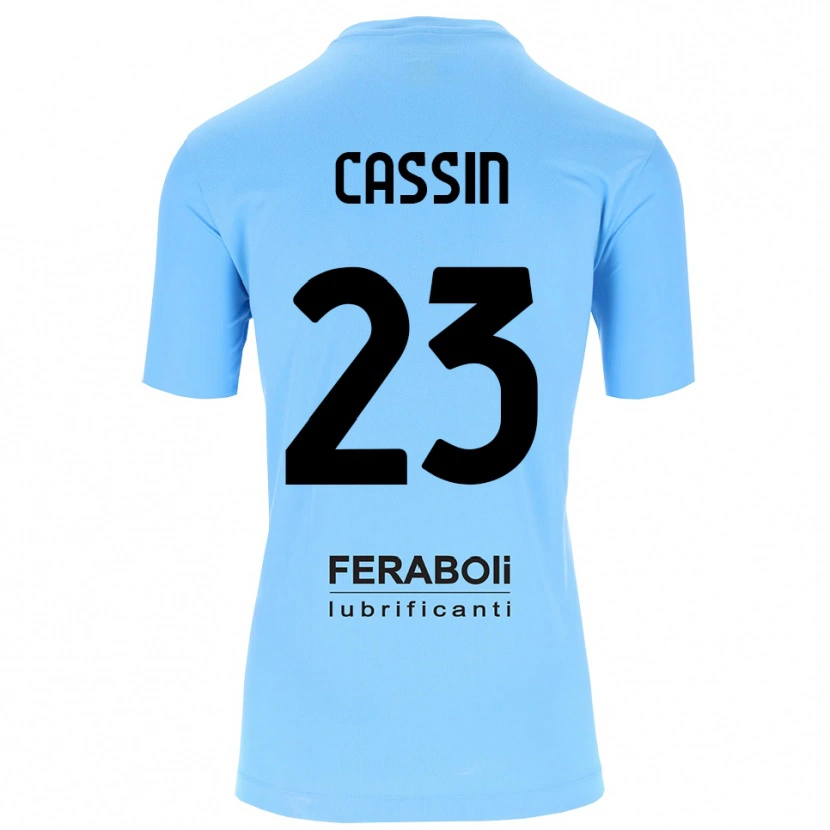 Danxen Homem Marco Cassin #23 Preto Azul Céu Camisola Guarda-Redes 2025/26 Camisa
