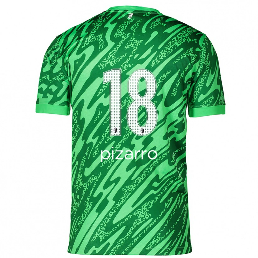 Danxen Homem Théodore Pizarro #18 Branco Verde Camisola Guarda-Redes 2025/26 Camisa