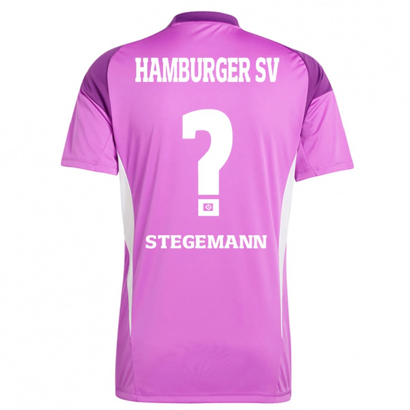 Danxen Homem Jean-Pierre Stegemann #0 Roxo Lilás Branco Camisola Guarda-Redes 2025/26 Camisa