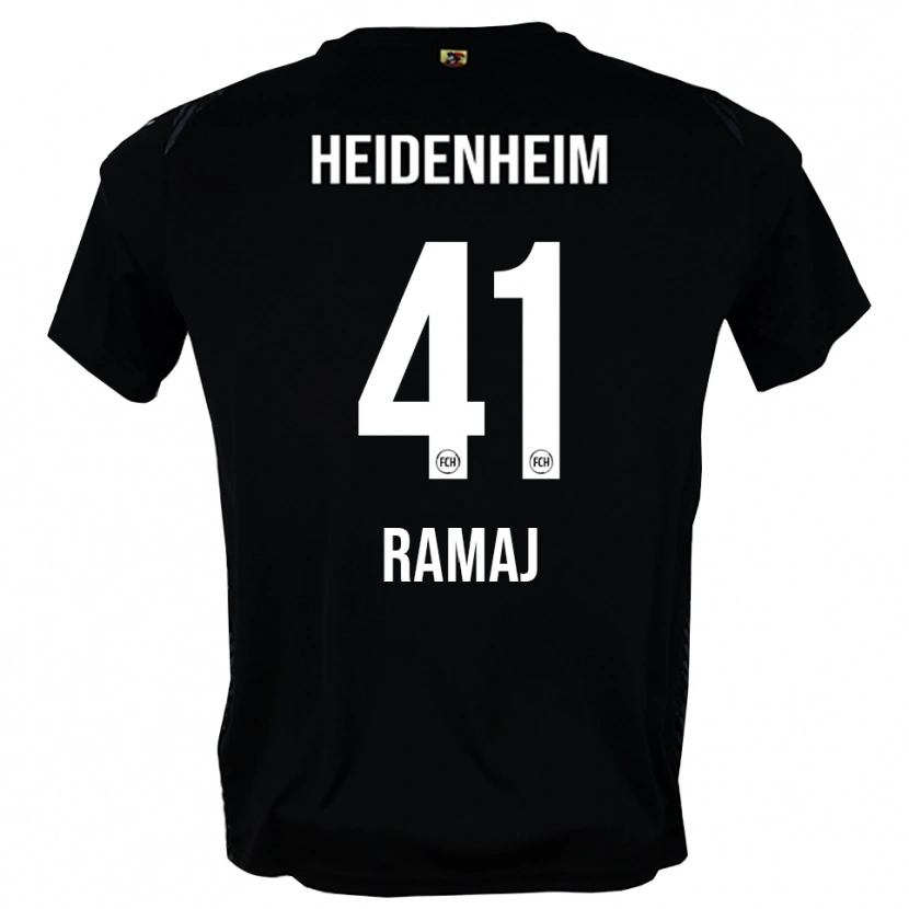 Danxen Homem Diant Ramaj #41 Preto Cinza Escuro Camisola Guarda-Redes 2025/26 Camisa