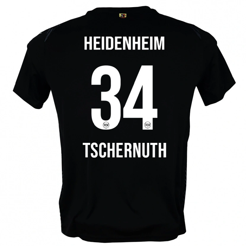 Danxen Homem Paul Tschernuth #34 Preto Cinza Escuro Camisola Guarda-Redes 2025/26 Camisa