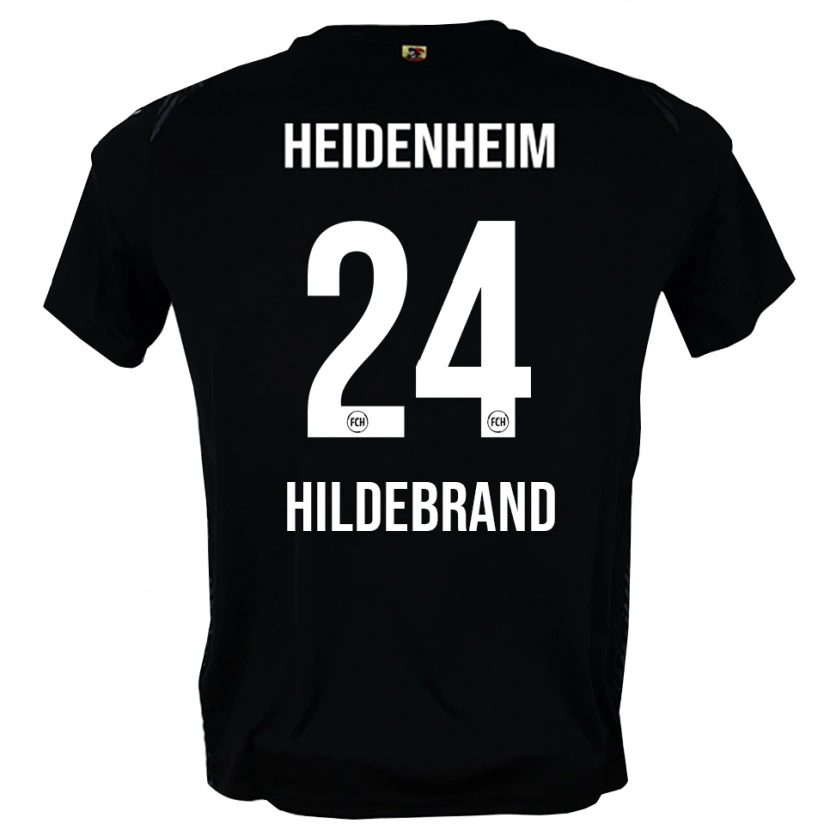 Danxen Homem Jan Hildebrandt #24 Preto Cinza Escuro Camisola Guarda-Redes 2025/26 Camisa