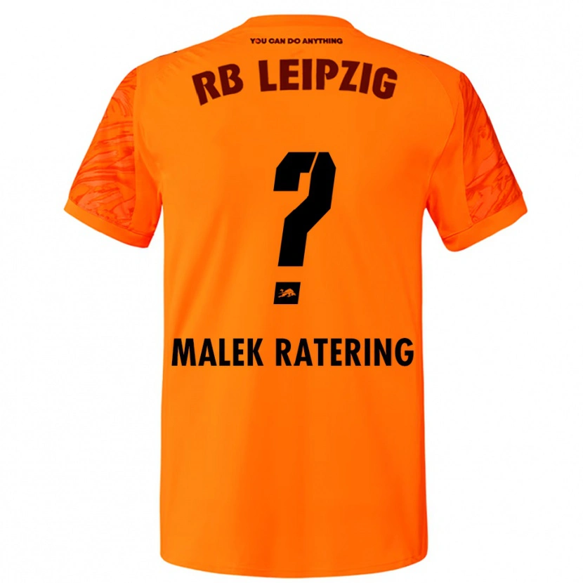 Danxen Homem Jakob Malek Ratering #0 Laranja Vermelho Camisola Guarda-Redes 2025/26 Camisa