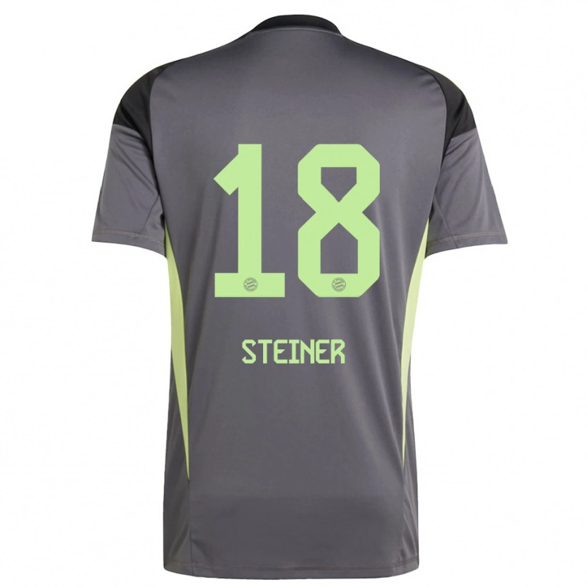 Danxen Homem Michael Steiner #18 Amarelo Verde Preto Camisola Guarda-Redes 2025/26 Camisa