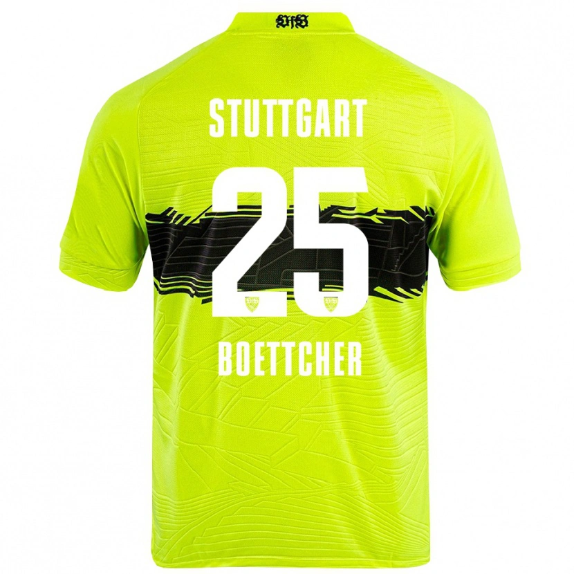 Danxen Homem Eve Boettcher #25 Preto Amarelo Verde Camisola Guarda-Redes 2025/26 Camisa