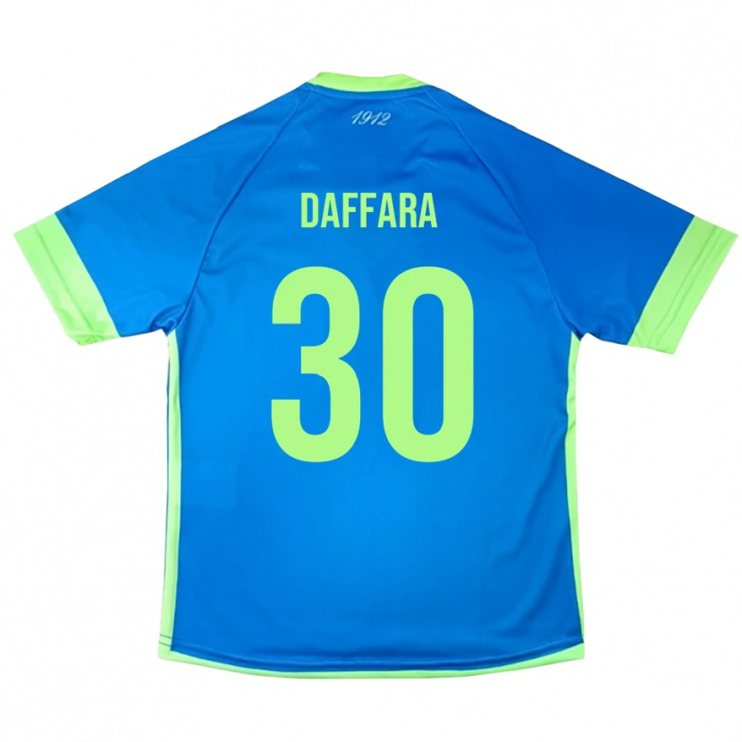 Danxen Homem Giovanni Daffara #30 Azul Verde Amarelo Camisola Guarda-Redes 2025/26 Camisa