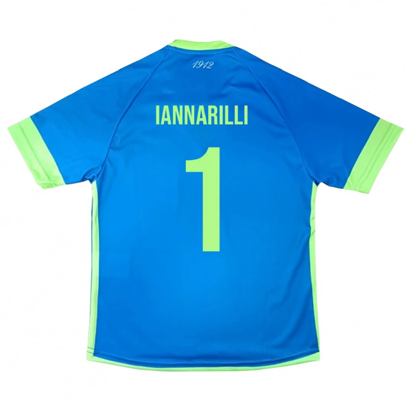 Danxen Homem Antony Iannarilli #1 Azul Verde Amarelo Camisola Guarda-Redes 2025/26 Camisa