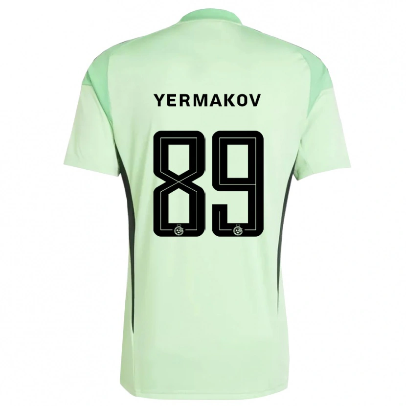 Danxen Homem Georgiy Yermakov #89 Preto Verde Claro Camisola Guarda-Redes 2025/26 Camisa