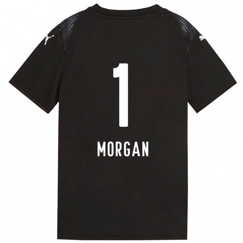 Danxen Homem Kevin Morgan #1 Dourado Negro Camisola Guarda-Redes 2025/26 Camisa
