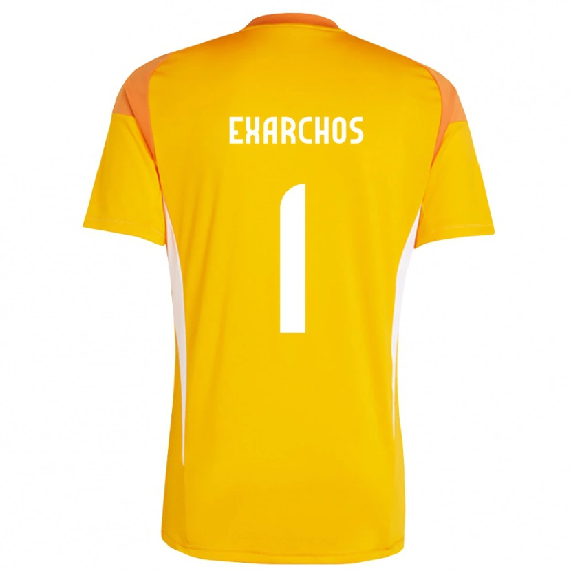Danxen Homem Alexandros Exarchos #1 Laranja Branco Camisola Guarda-Redes 2025/26 Camisa