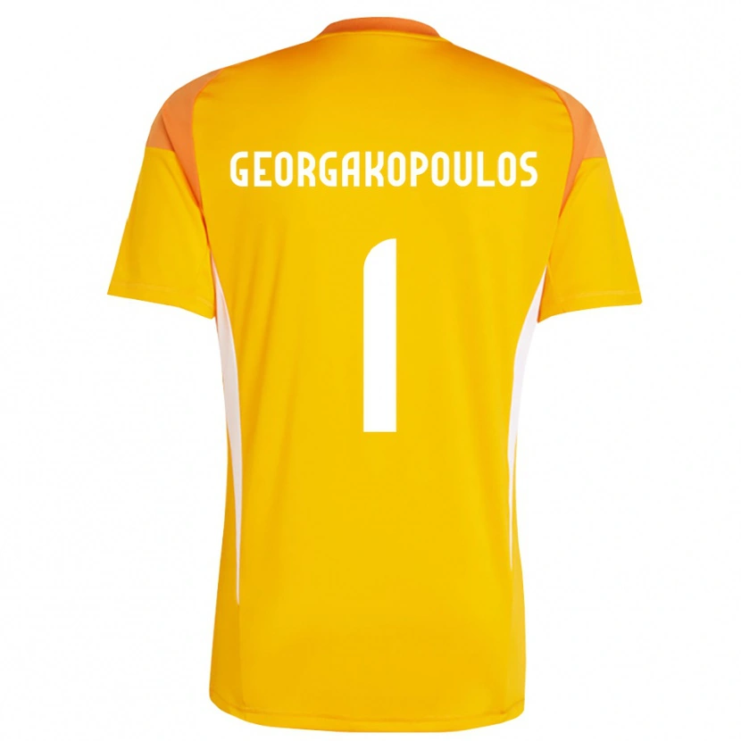 Danxen Homem Iason Georgakopoulos #1 Laranja Branco Camisola Guarda-Redes 2025/26 Camisa