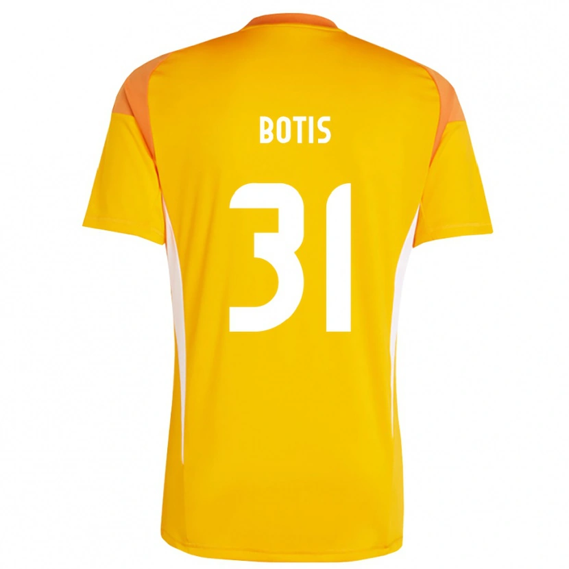 Danxen Homem Nikolaos Botis #31 Laranja Branco Camisola Guarda-Redes 2025/26 Camisa