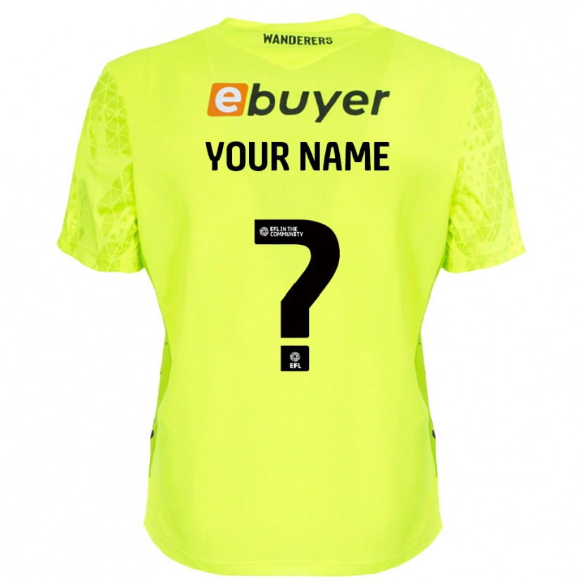 Danxen Homem Bolton Wanderers Verde Fluorescente Camisola Guarda-Redes 2025/26 Camisa