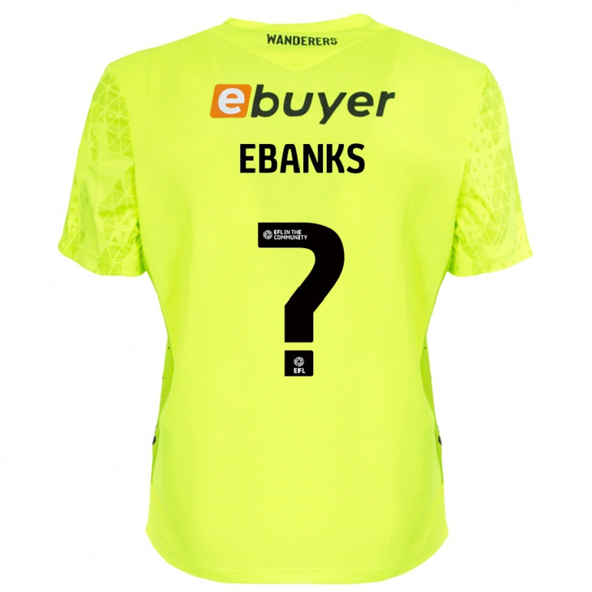 Danxen Homem Eve Ebanks #0 Verde Fluorescente Camisola Guarda-Redes 2025/26 Camisa