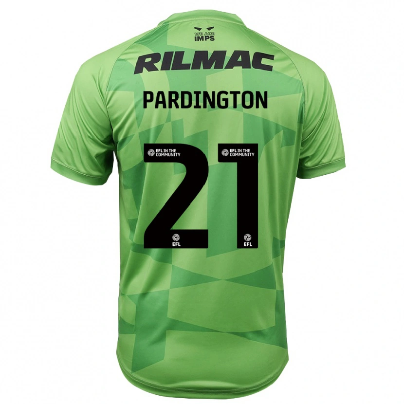 Danxen Homem Jamie Pardington #21 Verde Claro Camisola Guarda-Redes 2025/26 Camisa