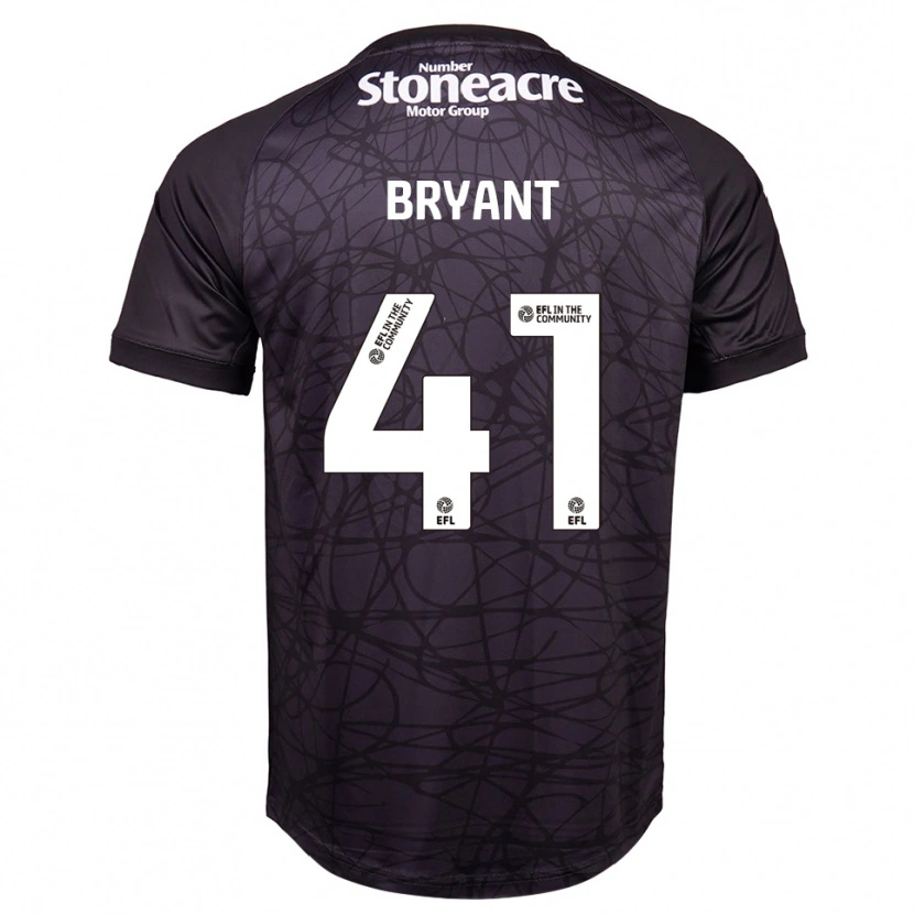 Danxen Homem Jacob Bryant #41 Preto Branco Camisola Guarda-Redes 2025/26 Camisa