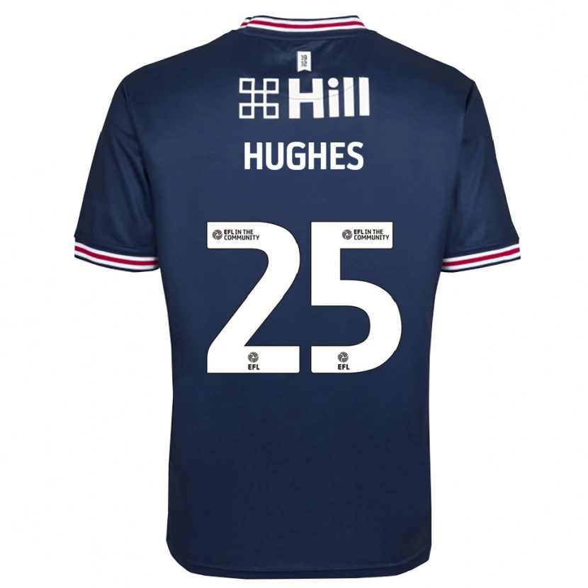 Danxen Homem Ben Hughes #25 Azul Royal Camisola Guarda-Redes 2025/26 Camisa