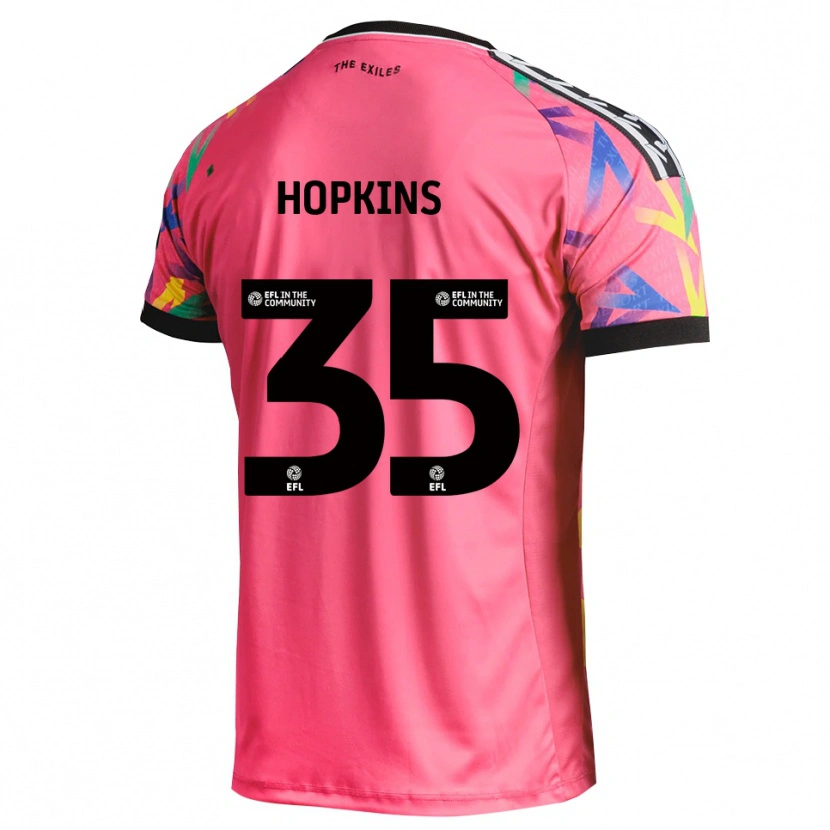 Danxen Homem Bailey Hopkins #35 Magenta Camisola Guarda-Redes 2025/26 Camisa