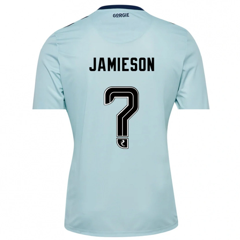 Danxen Homem Finlay Jamieson #0 Preto Azul Claro Camisola Guarda-Redes 2025/26 Camisa