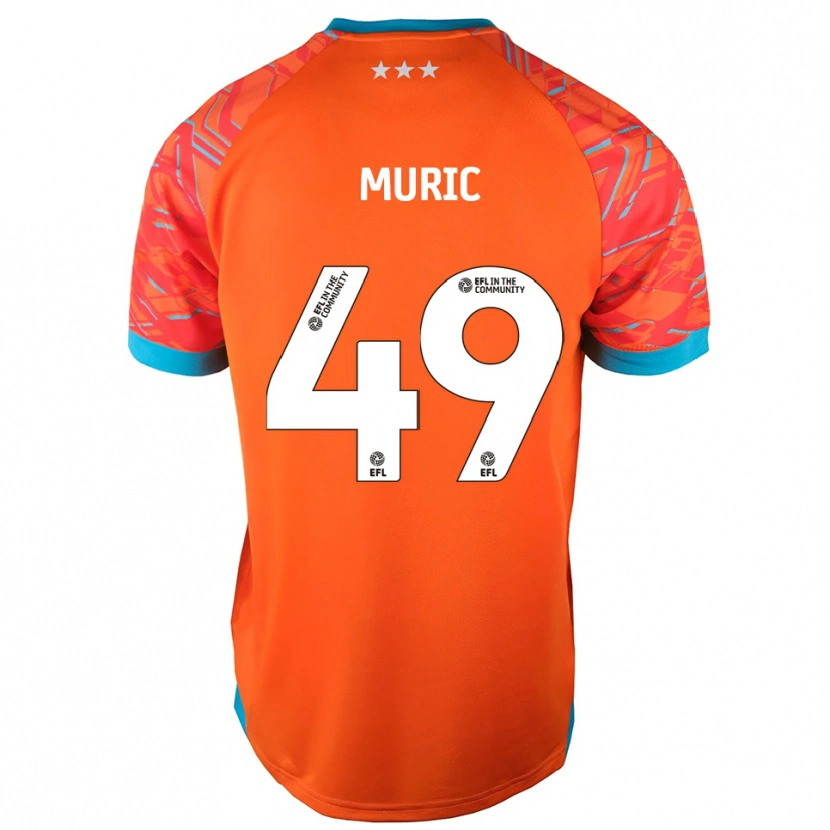Danxen Homem Arijanet Muric #49 Branco Laranja Camisola Guarda-Redes 2025/26 Camisa