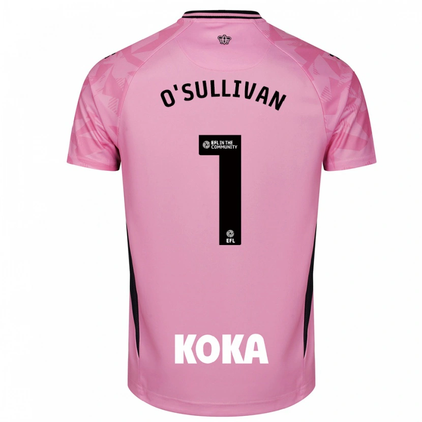 Danxen Homem Maria O'sullivan #1 Preto Rosa Claro Camisola Guarda-Redes 2025/26 Camisa