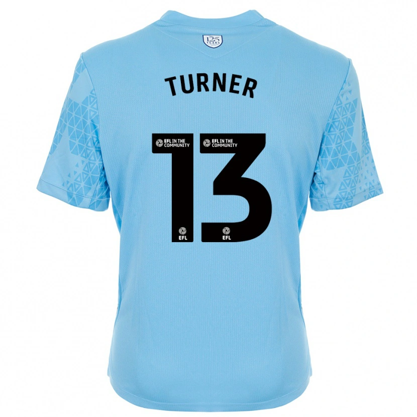 Danxen Homem Shannon Turner #13 Preto Azul Céu Camisola Guarda-Redes 2025/26 Camisa