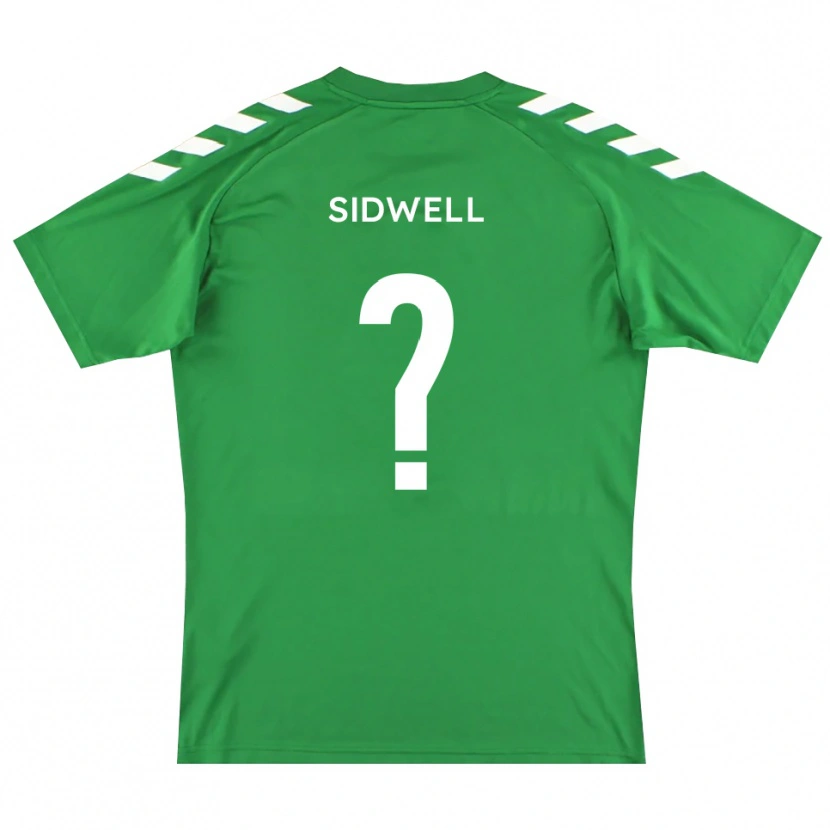 Danxen Homem Rebecca Sidwell #0 Verde Branco Camisola Guarda-Redes 2025/26 Camisa