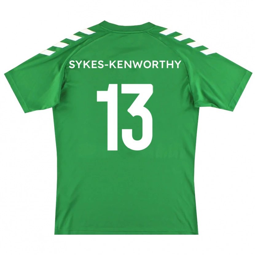Danxen Homem George Sykes-Kenworthy #13 Verde Branco Camisola Guarda-Redes 2025/26 Camisa