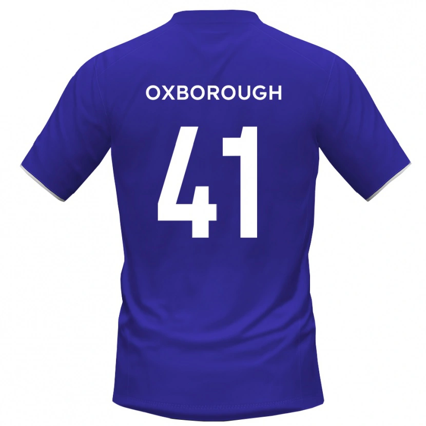 Danxen Homem Ewan Oxborough #41 Azul Real Camisola Guarda-Redes 2025/26 Camisa