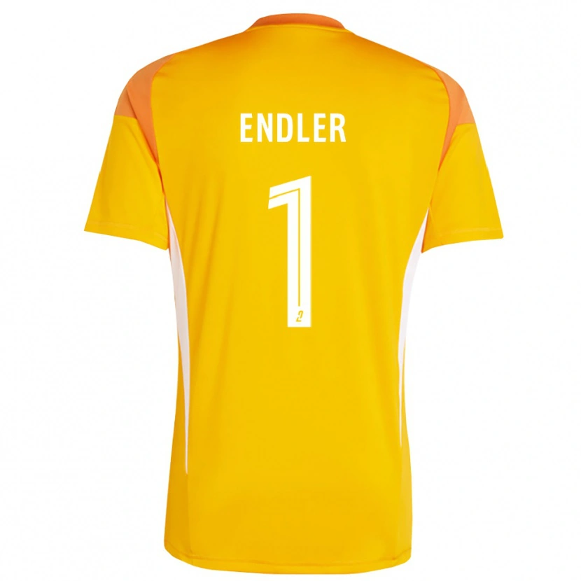 Danxen Homem Christiane Endler #1 Vermelho Laranja Camisola Guarda-Redes 2025/26 Camisa