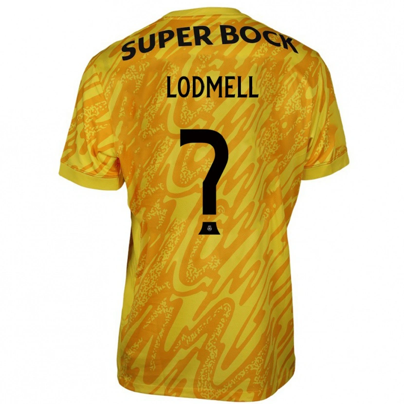 Danxen Homem William Lodmell #0 Amarelo Laranja Camisola Guarda-Redes 2025/26 Camisa