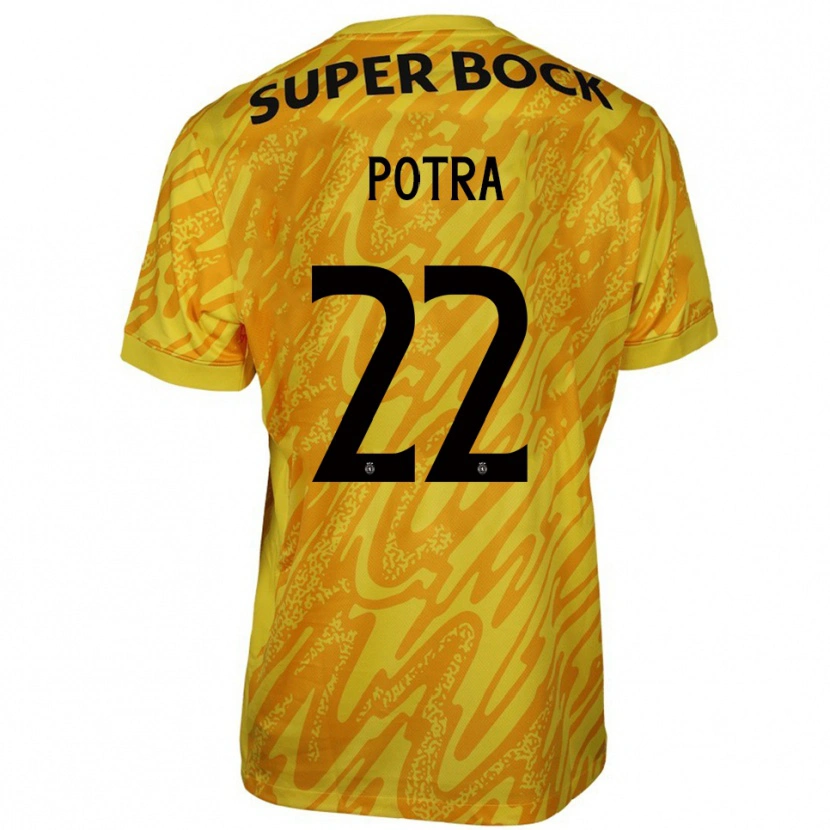Danxen Homem Catarina Potra #22 Amarelo Laranja Camisola Guarda-Redes 2025/26 Camisa
