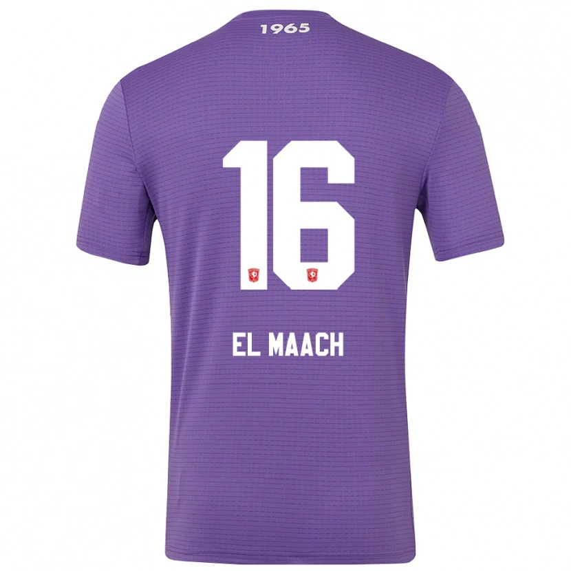 Danxen Homem Issam El Maach #16 Roxo Médio Camisola Guarda-Redes 2025/26 Camisa