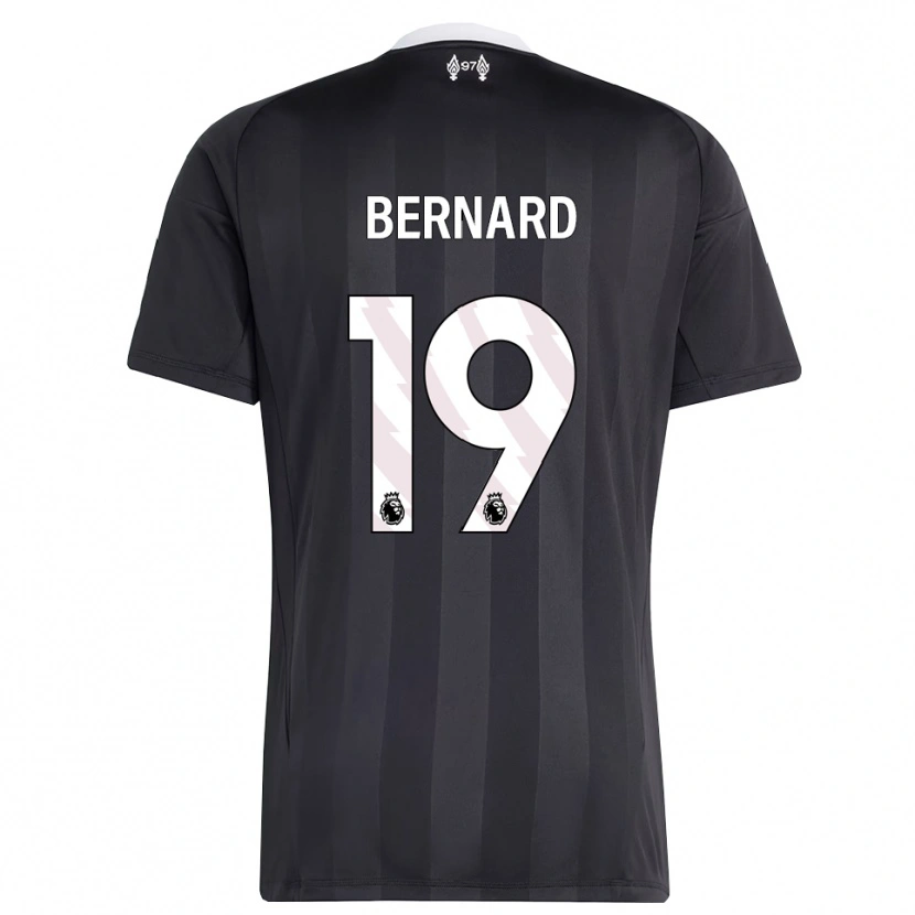 Danxen Homem DJ Bernard #19 Preto Branco Camisola Guarda-Redes 2025/26 Camisa