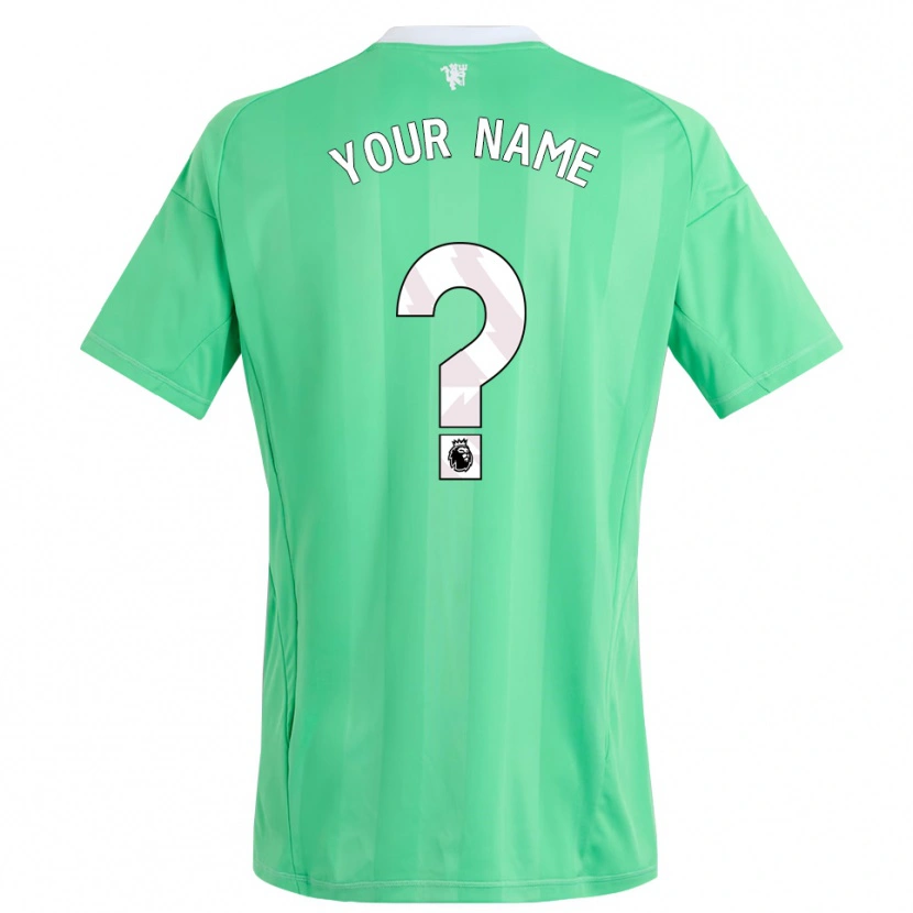 Danxen Homem Manchester United Verde Esmeralda Camisola Guarda-Redes 2025/26 Camisa