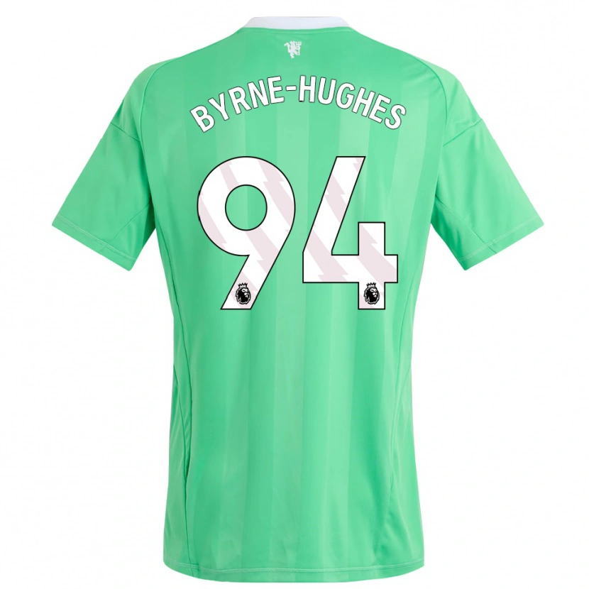 Danxen Homem Cameron Byrne-Hughes #94 Verde Esmeralda Camisola Guarda-Redes 2025/26 Camisa