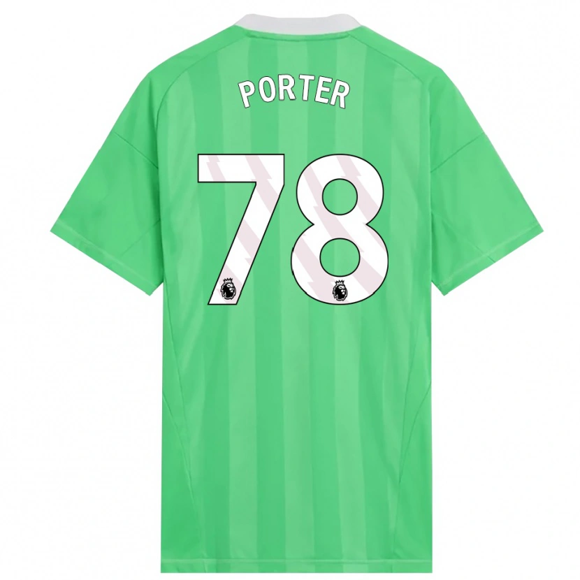 Danxen Homem Jack Porter #78 Verde Claro Branco Camisola Guarda-Redes 2025/26 Camisa
