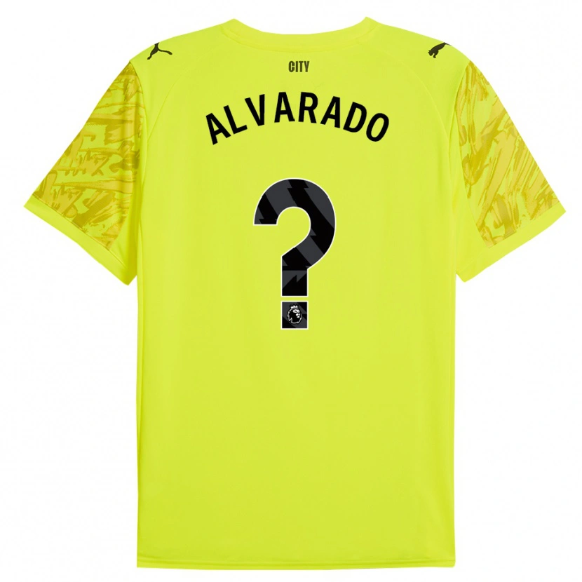 Danxen Homem Lucas Alvarado #0 Amarelo Laranja Preto Camisola Guarda-Redes 2025/26 Camisa
