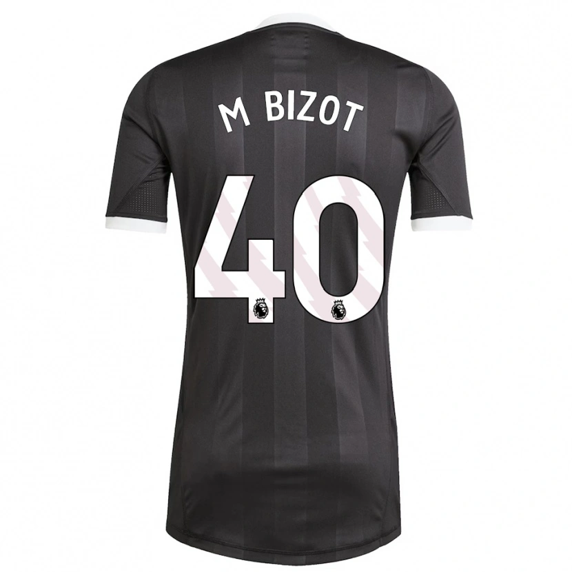 Danxen Homem Marco Bizot #40 Preto Branco Camisola Guarda-Redes 2025/26 Camisa