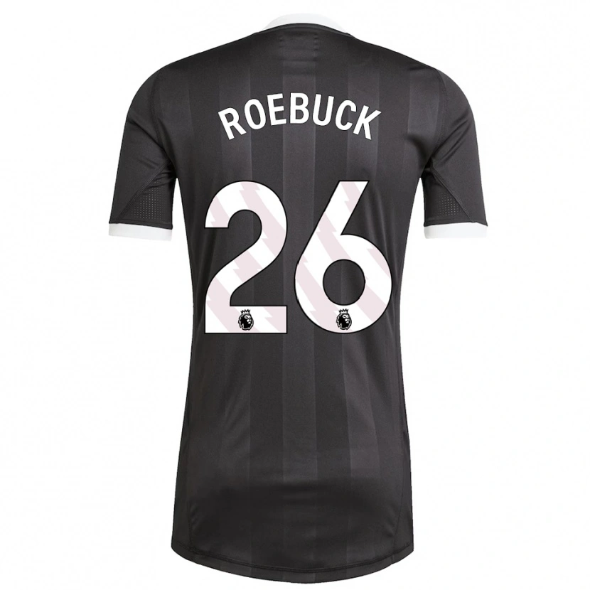 Danxen Homem Ellie Roebuck #26 Preto Branco Camisola Guarda-Redes 2025/26 Camisa
